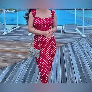 Red Polka Dot Dress
